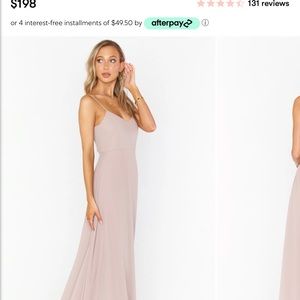 Faith bridesmaid dress show me your ring crisp size xsmall